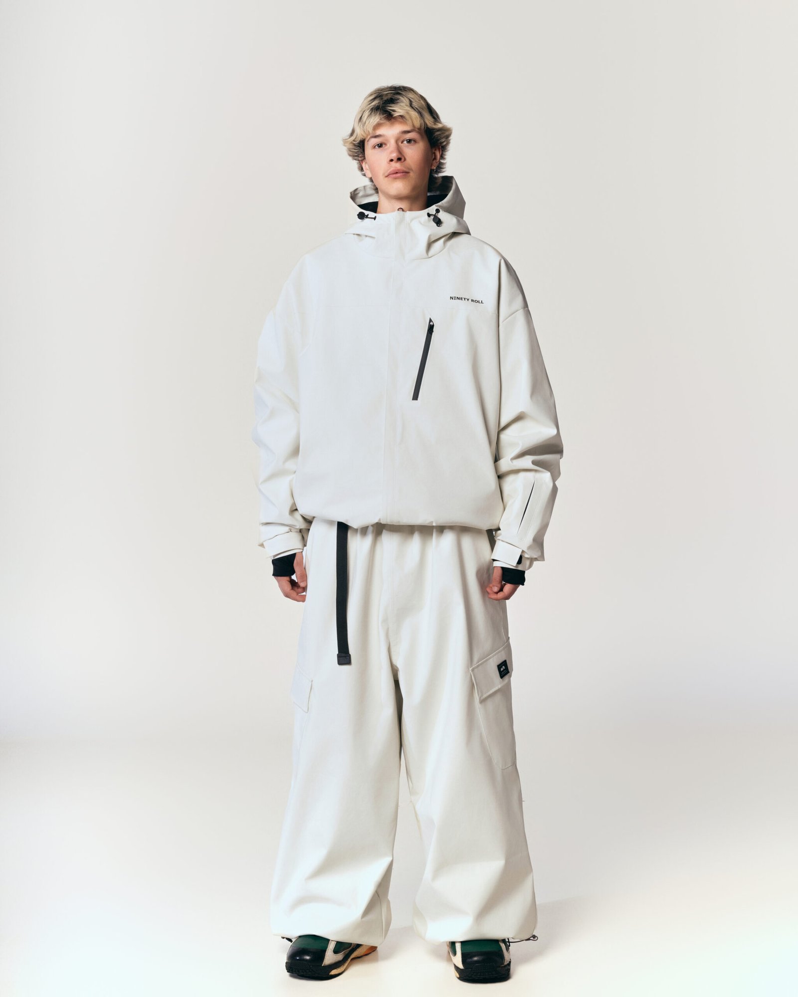 DOWNTOWN PRO 30K SNOW PANTS | STONE WHITE - Image 3