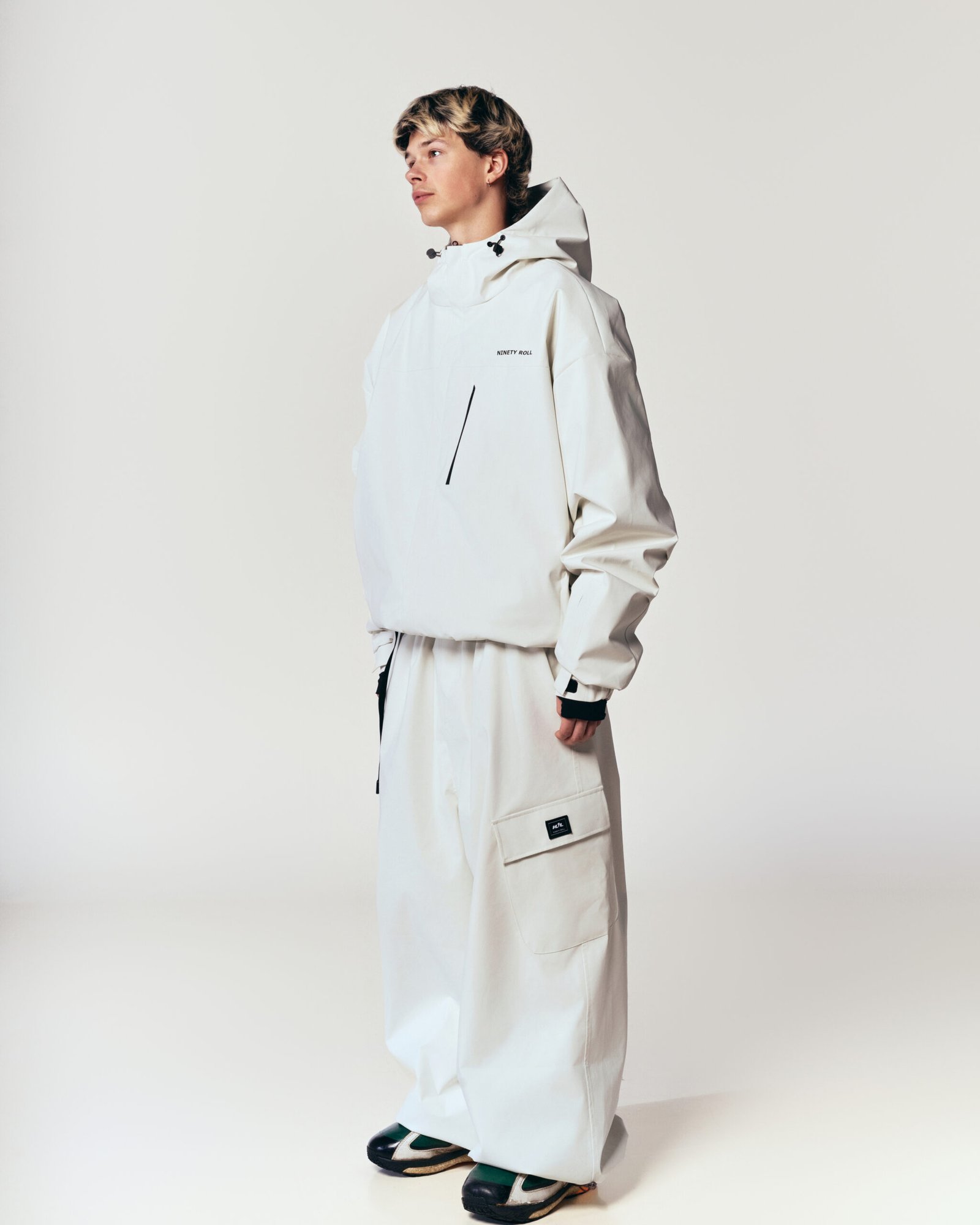 DOWNTOWN PRO 30K SNOW PANTS | STONE WHITE - Image 4