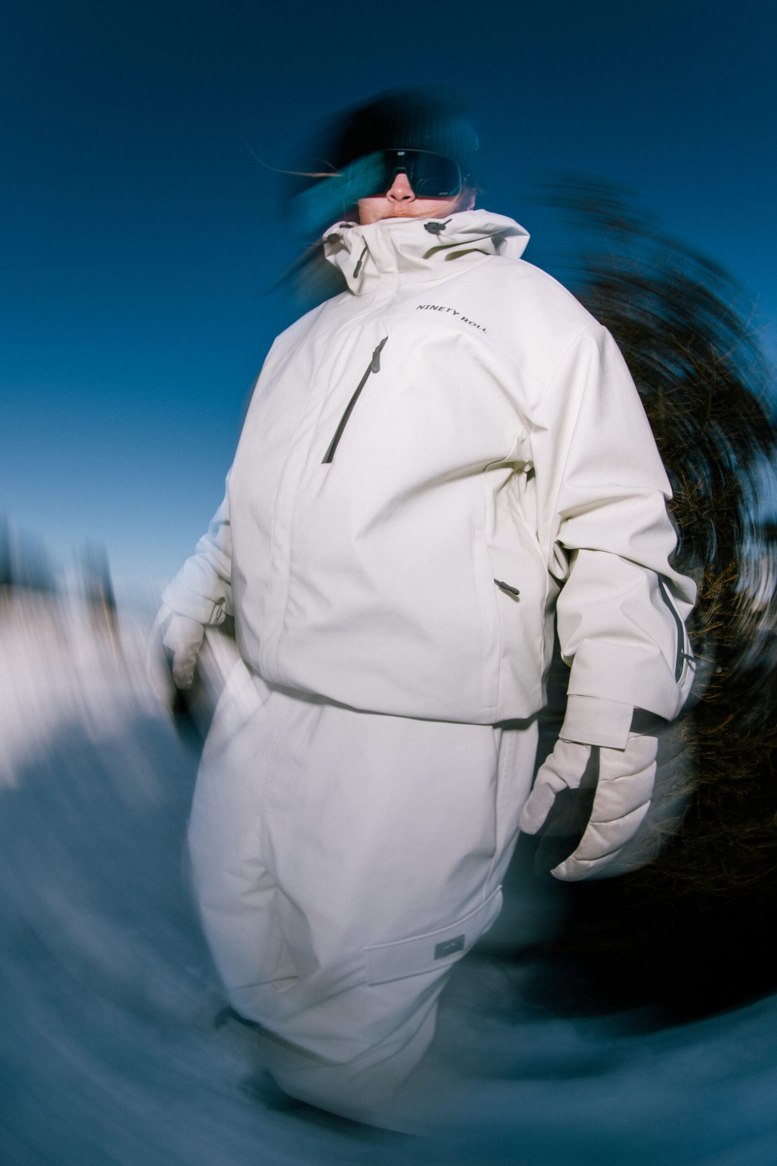 UPTOWN PRO 30K SNOW JACKET | STONE WHITE - Image 13
