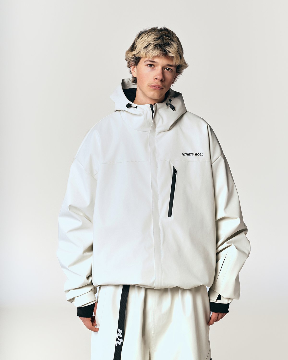 UPTOWN PRO 30K SNOW JACKET | STONE WHITE - Image 3