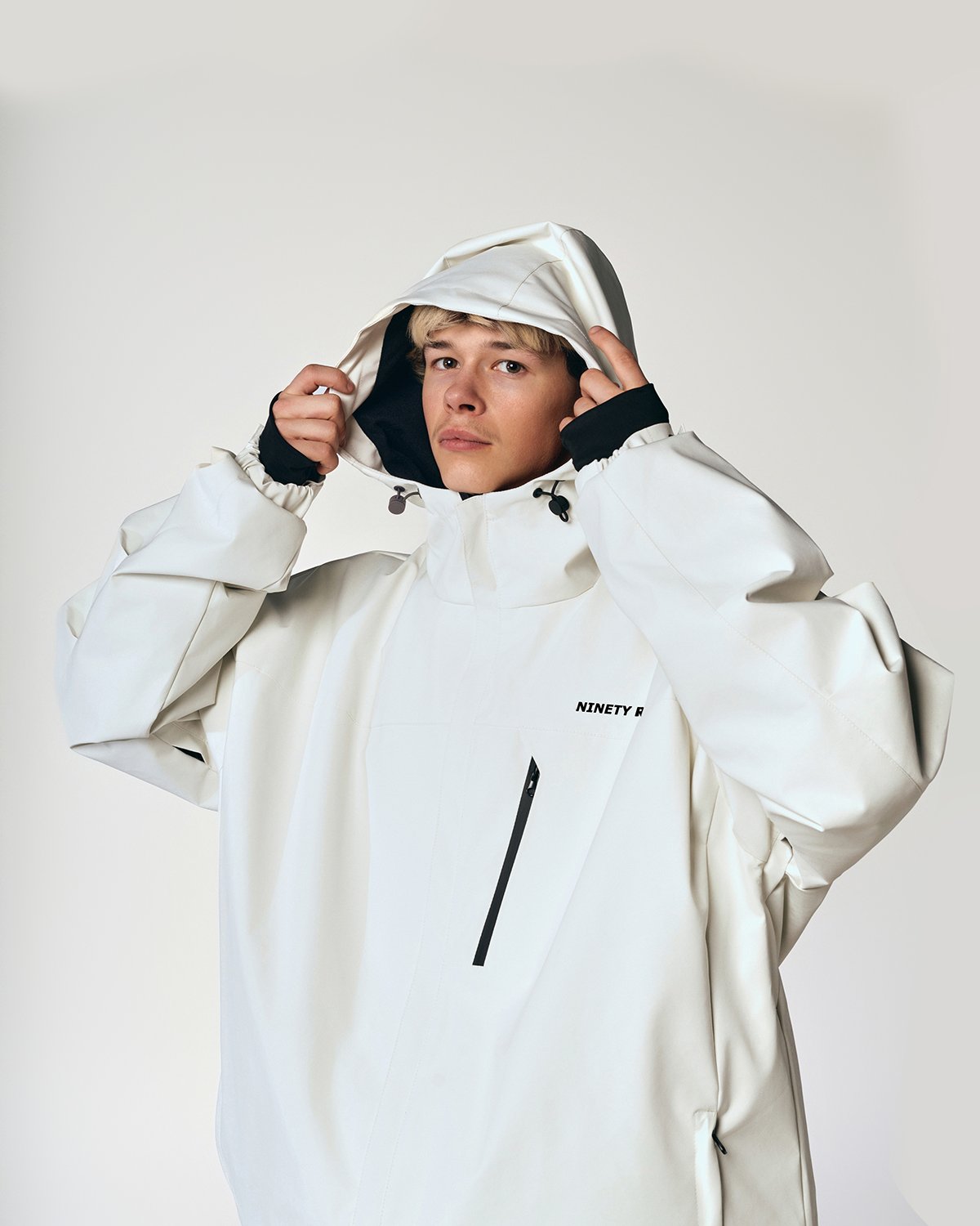UPTOWN PRO 30K SNOW JACKET | STONE WHITE - Image 5