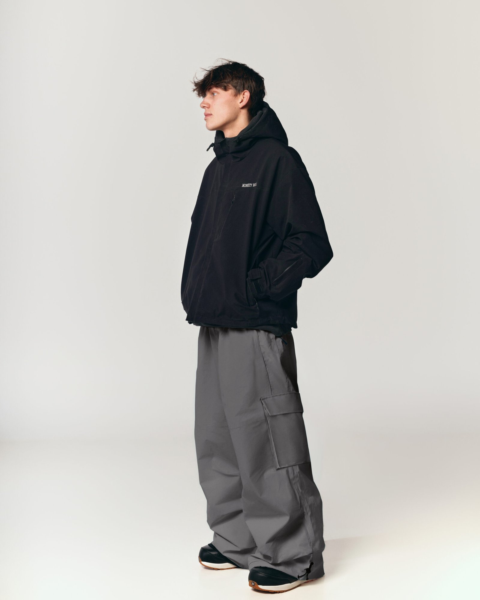 PINNACLE CARGO 30K SNOW PANTS | DARK GREY - Image 4