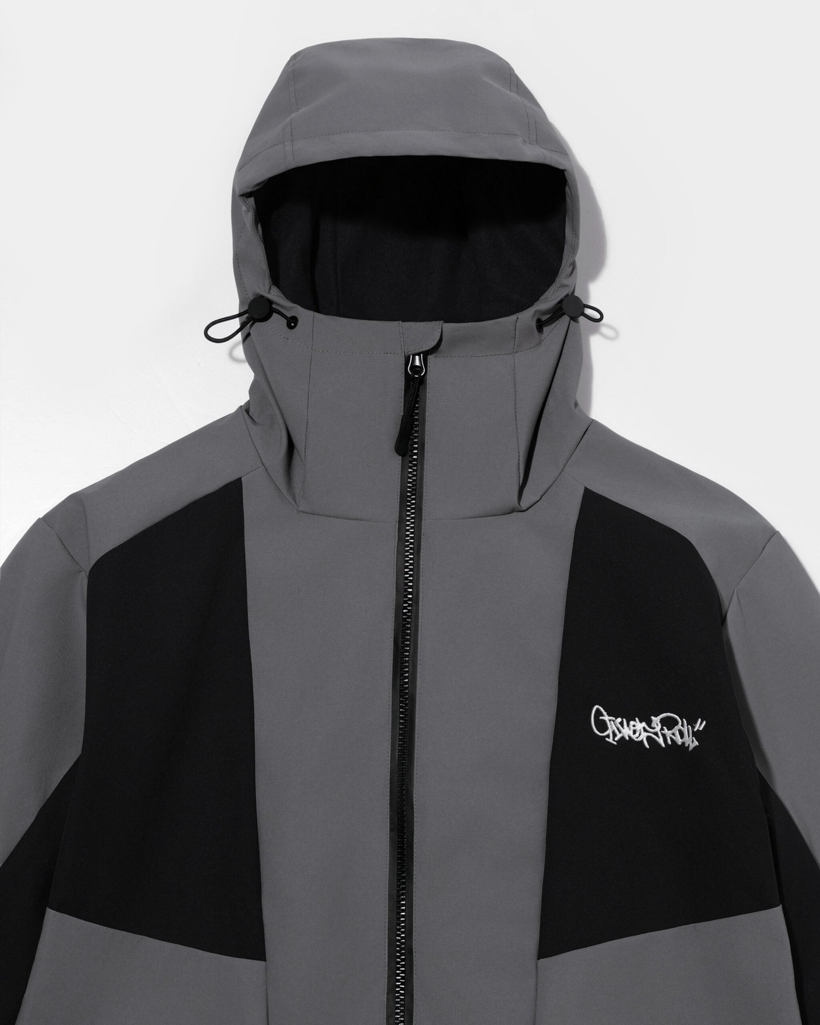 TWIN LINE 30K SNOW JACKET | GREY BLACK - Image 7