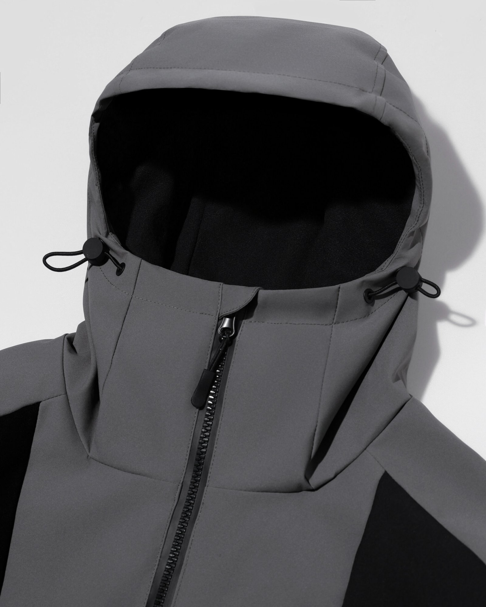TWIN LINE 30K SNOW JACKET | GREY BLACK - Image 9