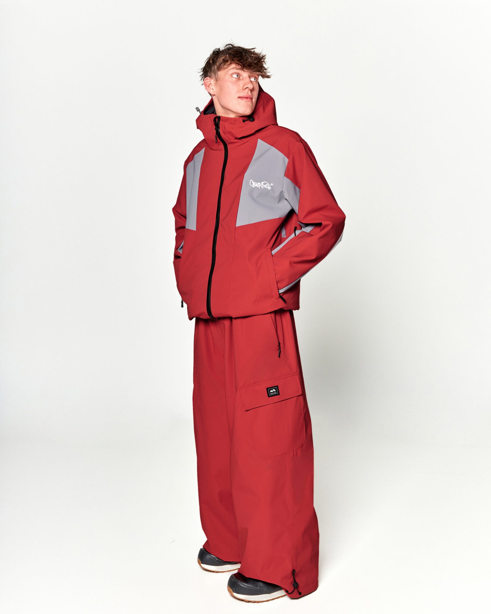 DOWNTOWN PRO 30K SNOW PANTS | RED - Image 4