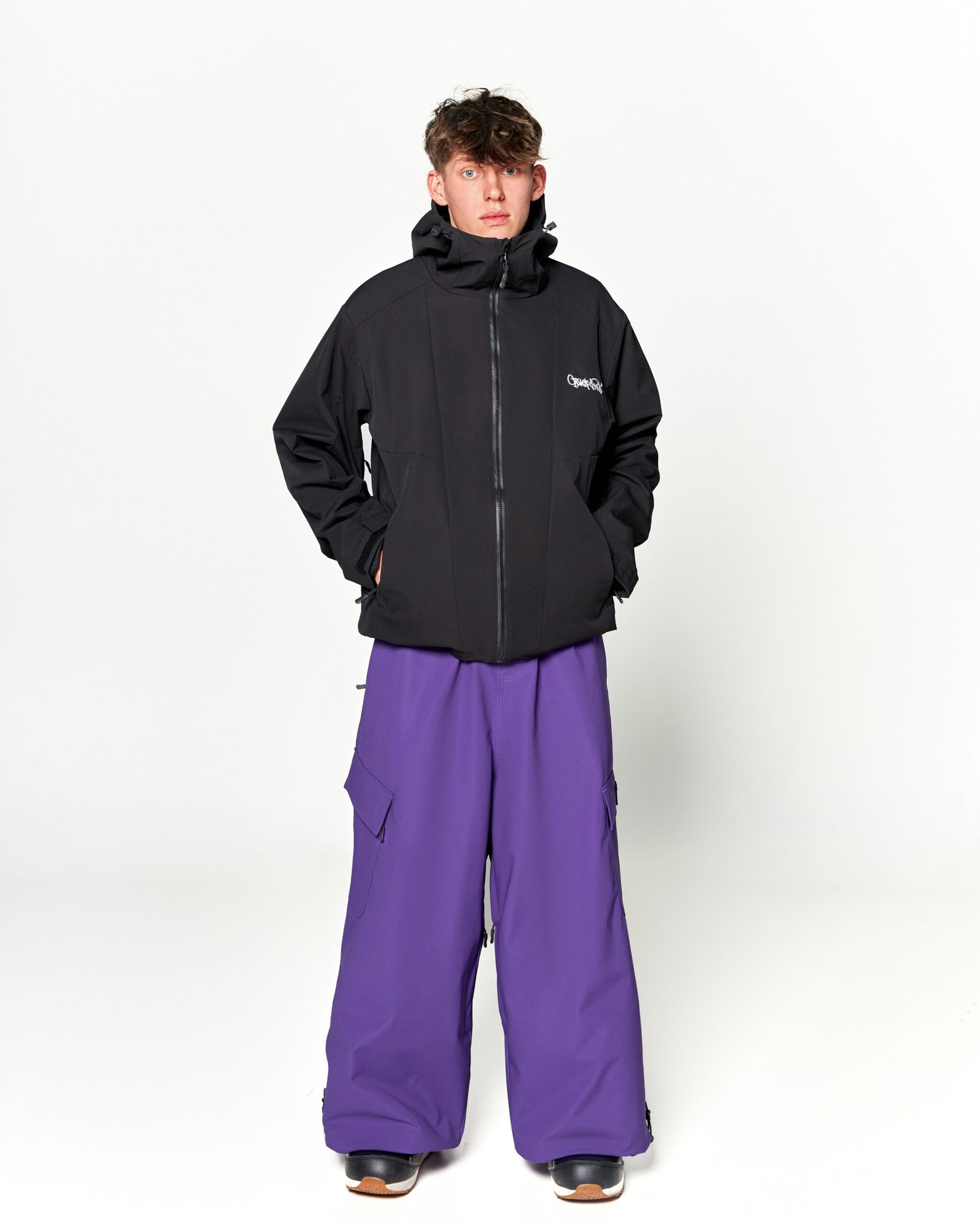 TWIN LINE 30K SNOW JACKET | BLACK - Image 3