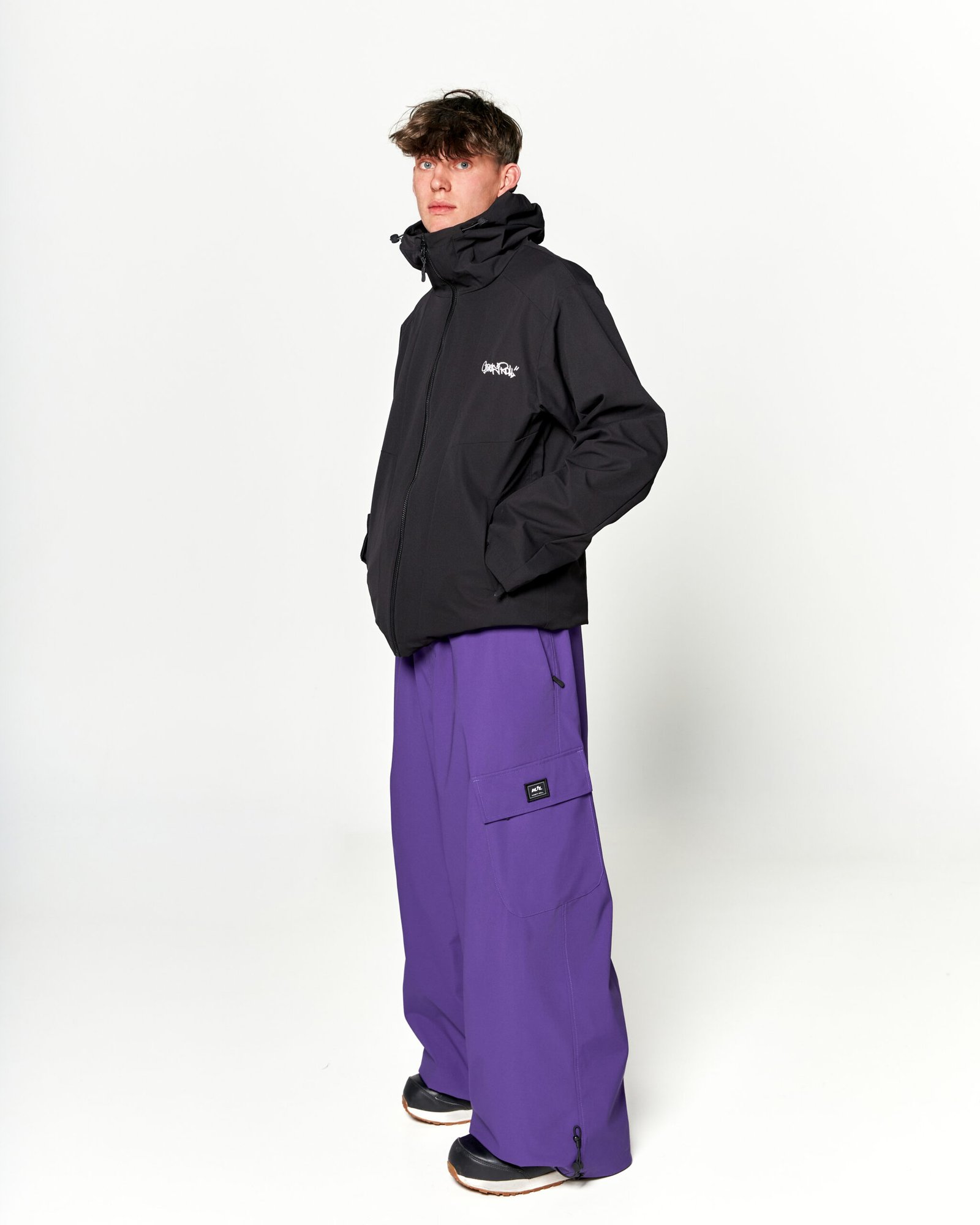 TWIN LINE 30K SNOW JACKET | BLACK - Image 4