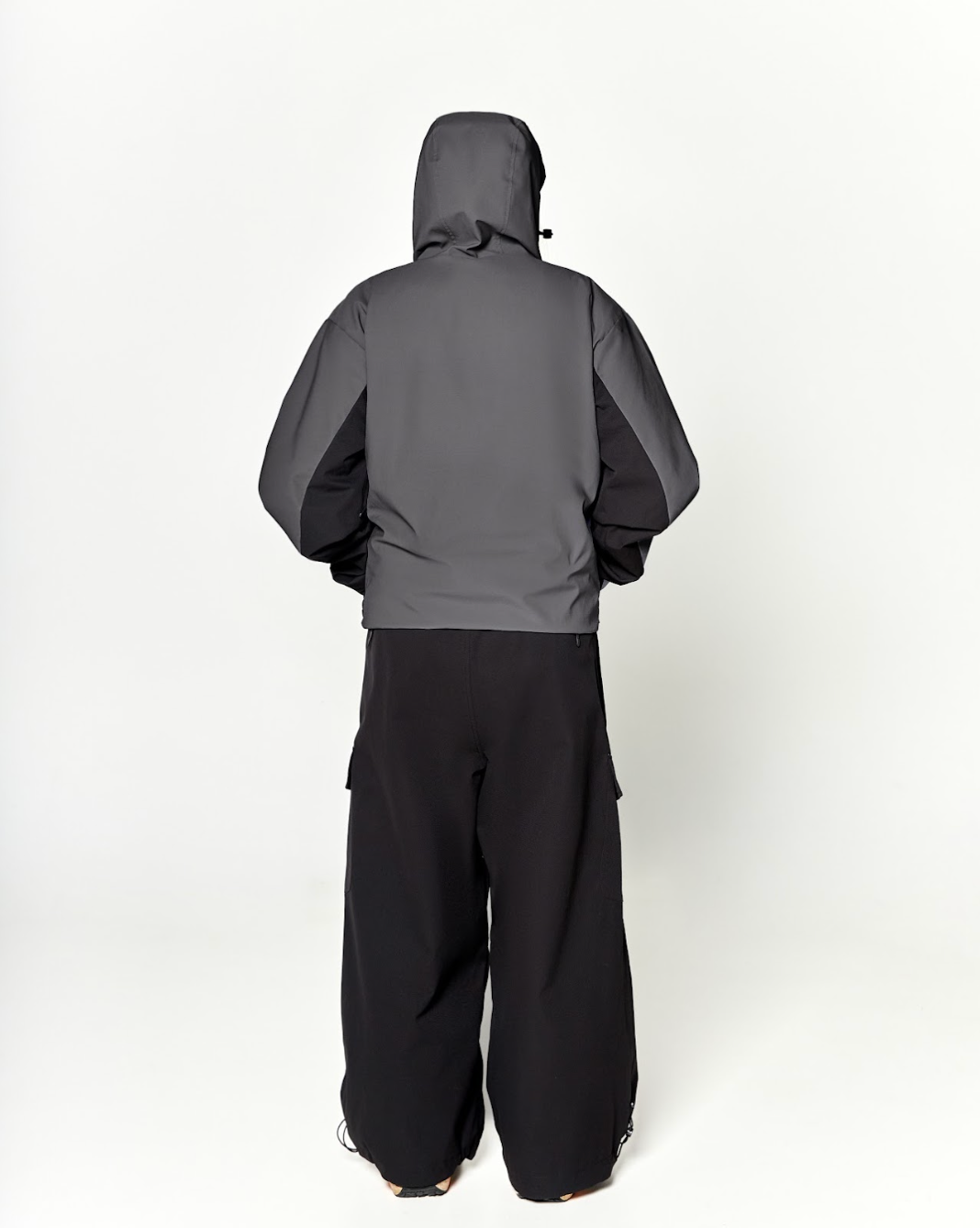 TWIN LINE 30K SNOW JACKET | GREY BLACK - Image 6