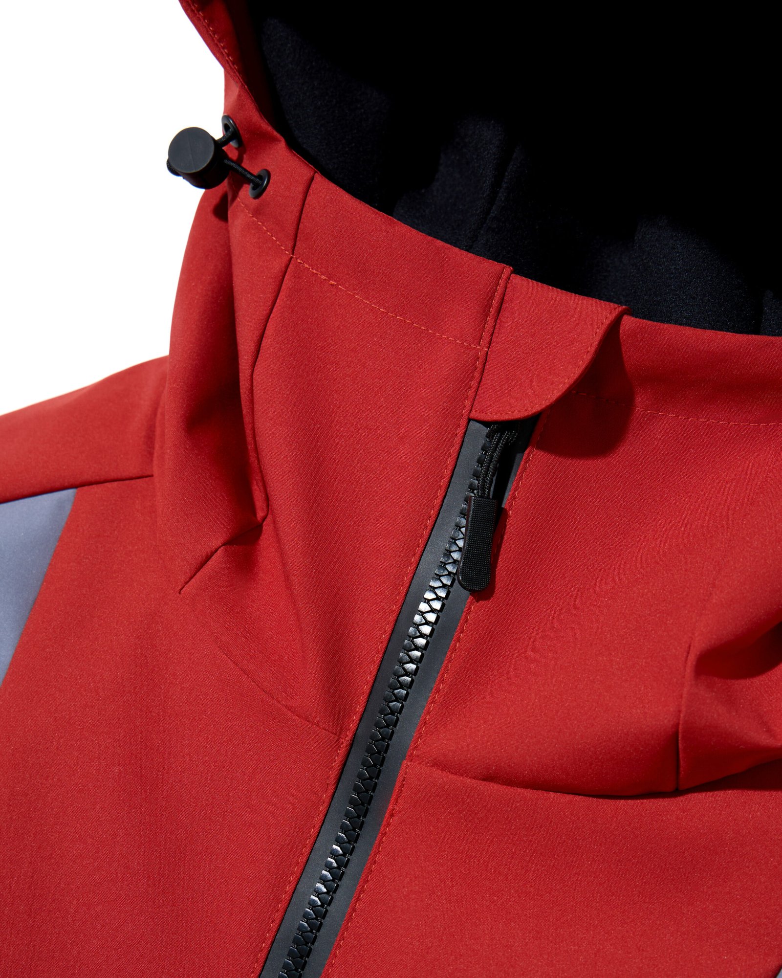 TWIN LINE 30K SNOW JACKET | RED GREY - Image 9