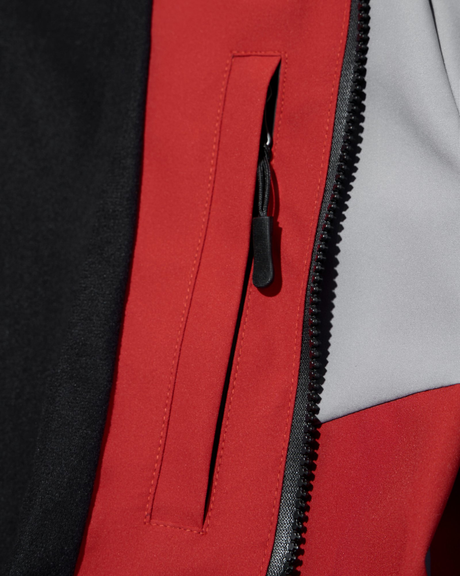 TWIN LINE 30K SNOW JACKET | RED GREY - Image 18