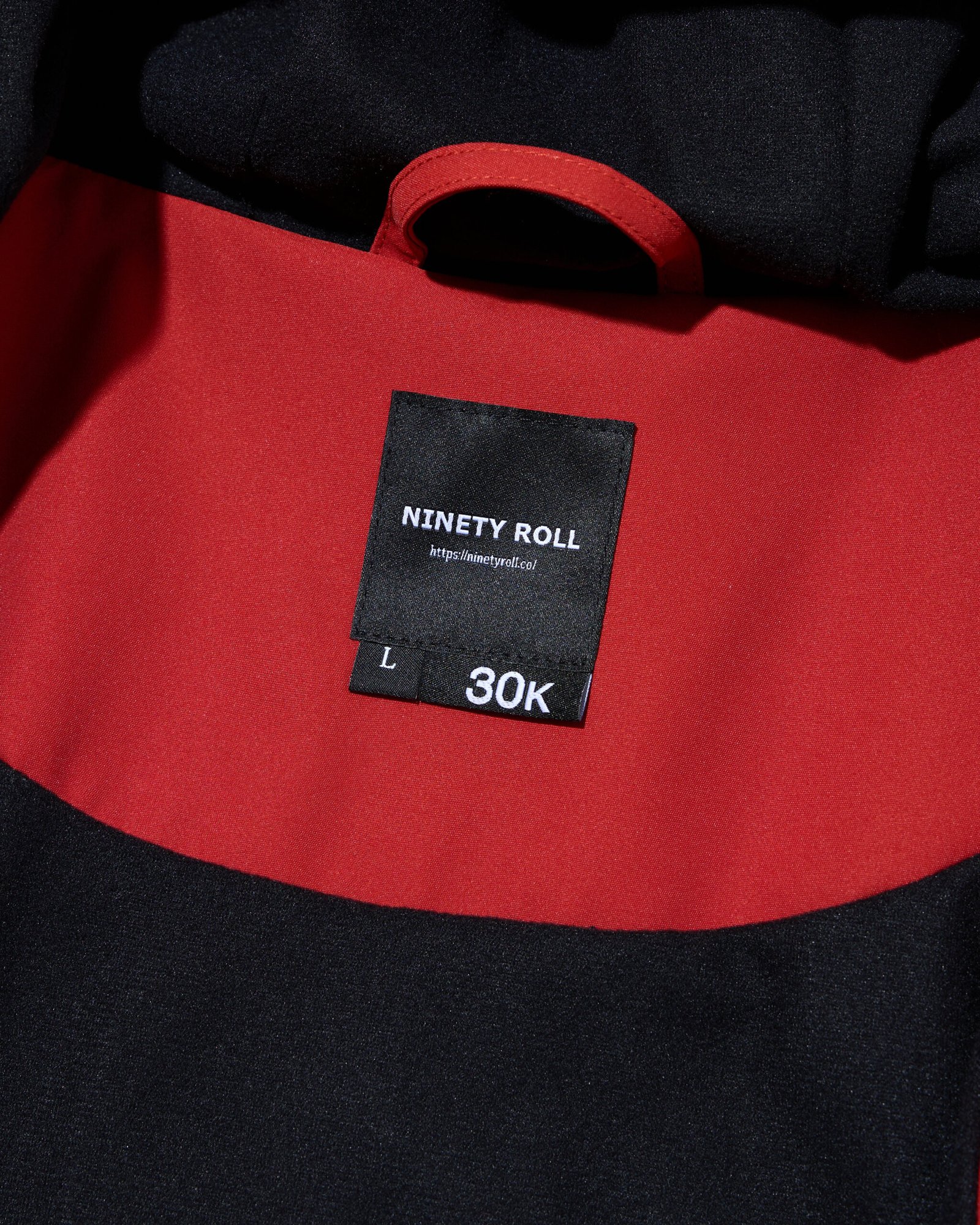 TWIN LINE 30K SNOW JACKET | RED GREY - Image 10