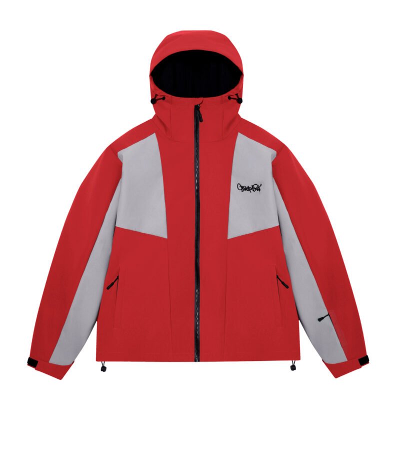 TWIN LINE 30K SNOW JACKET | RED GREY