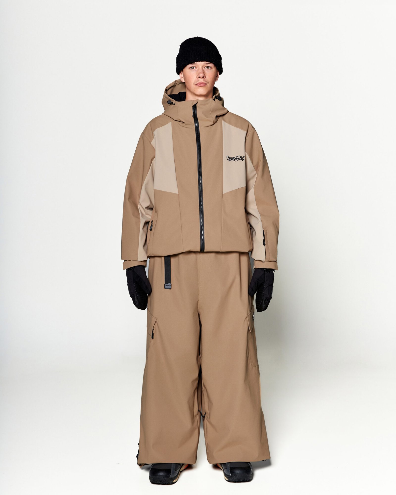DOWNTOWN PRO 30K SNOW PANTS | TAN BROWN - Image 3