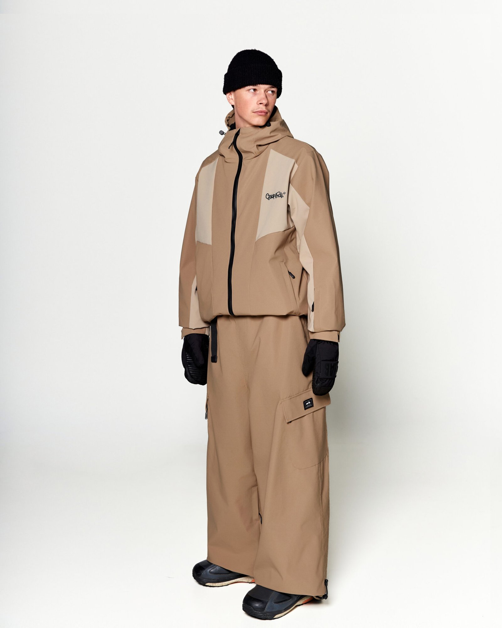 DOWNTOWN PRO 30K SNOW PANTS | TAN BROWN - Image 4