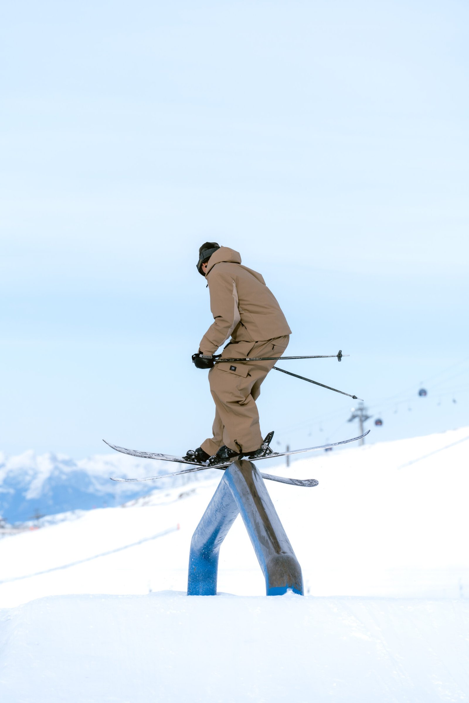 DOWNTOWN PRO 30K SNOW PANTS | TAN BROWN - Image 9