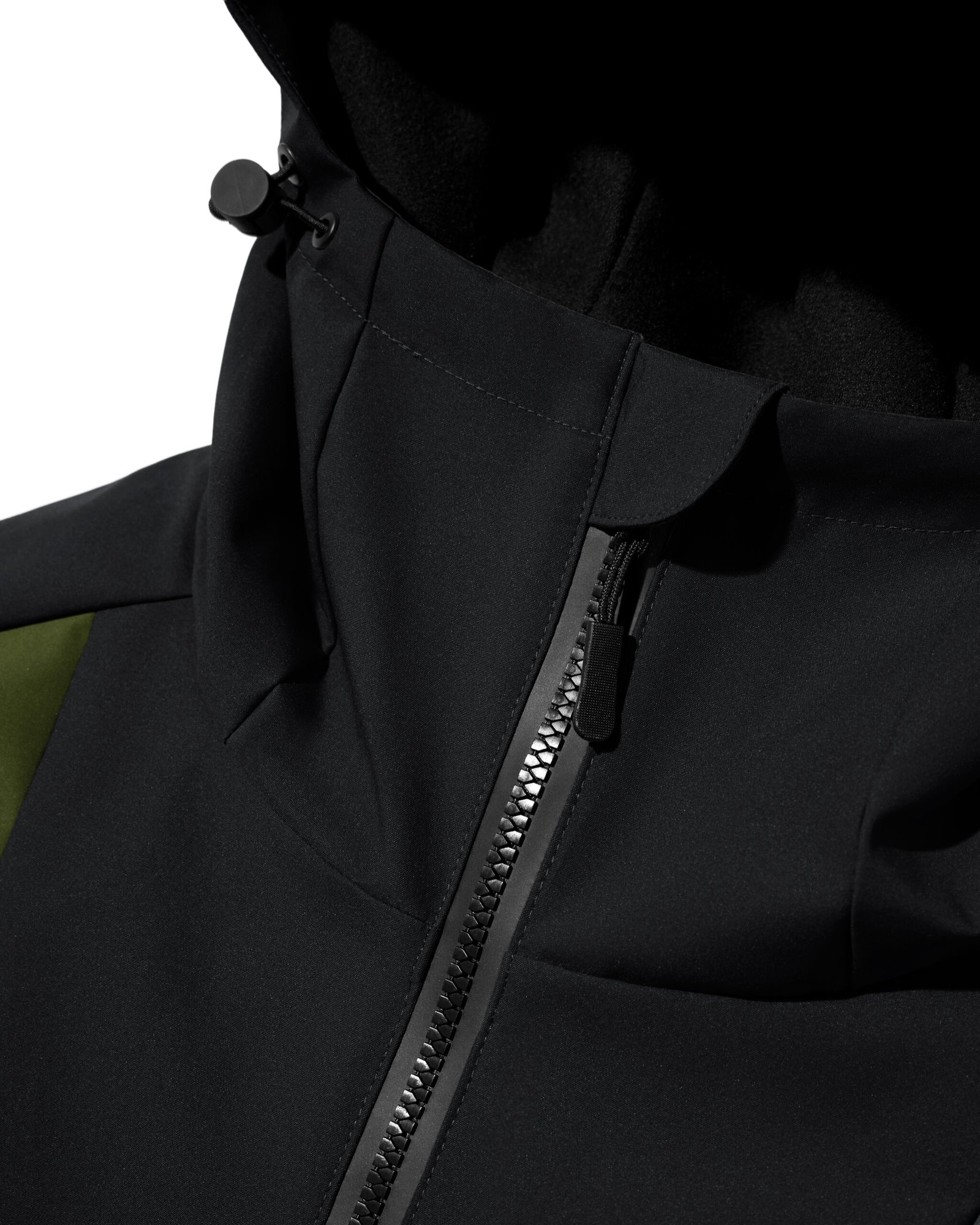 TWIN LINE 30K SNOW JACKET | BLACK GREEN - Image 7