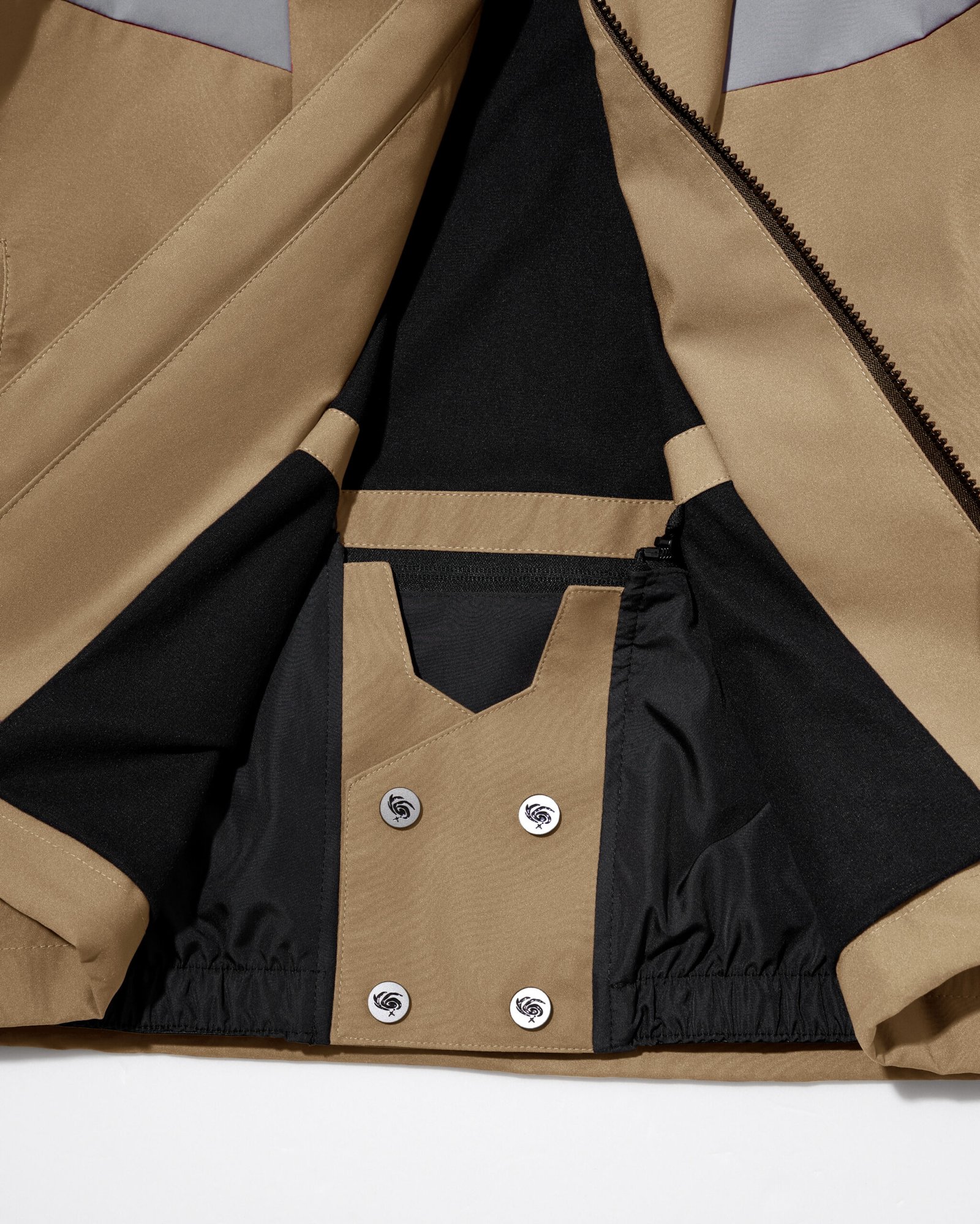 TWIN LINE 30K SNOW JACKET | BROWN BEIGE - Image 19