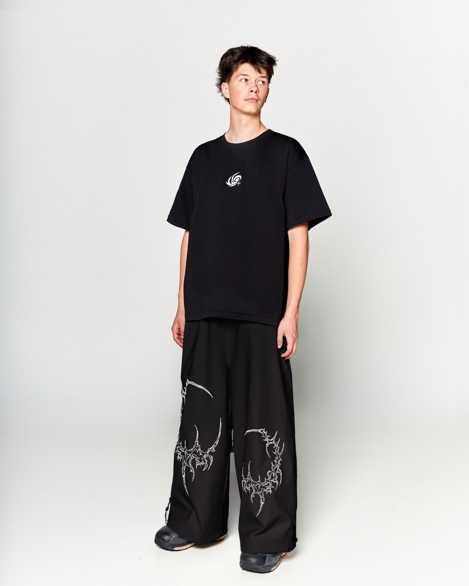 DOWNTOWN EMBROIDERY 30K SNOW PANTS | JET BLACK - Image 3