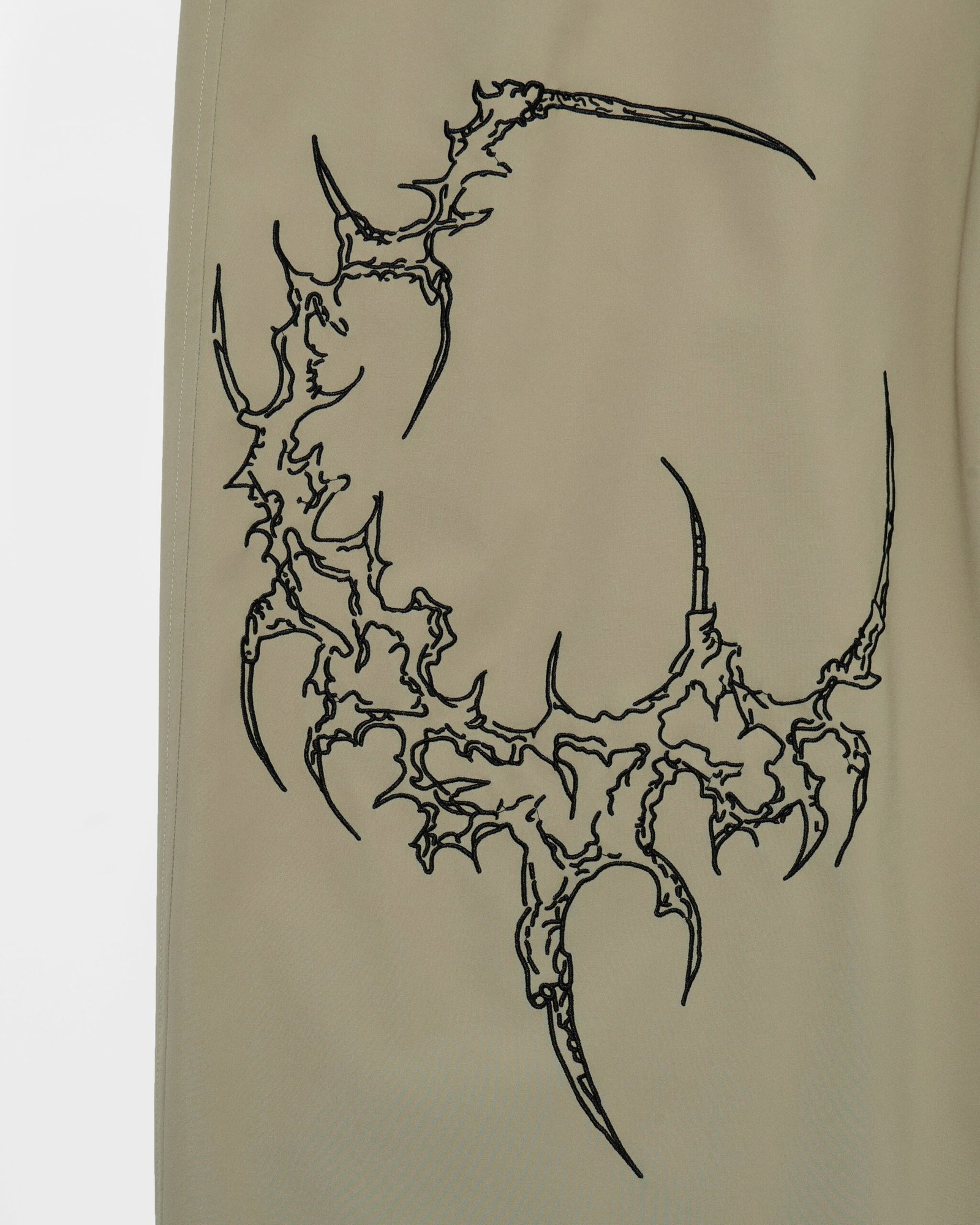 DOWNTOWN EMBROIDERY 30K SNOW PANTS | TAN BEIGE - Image 10