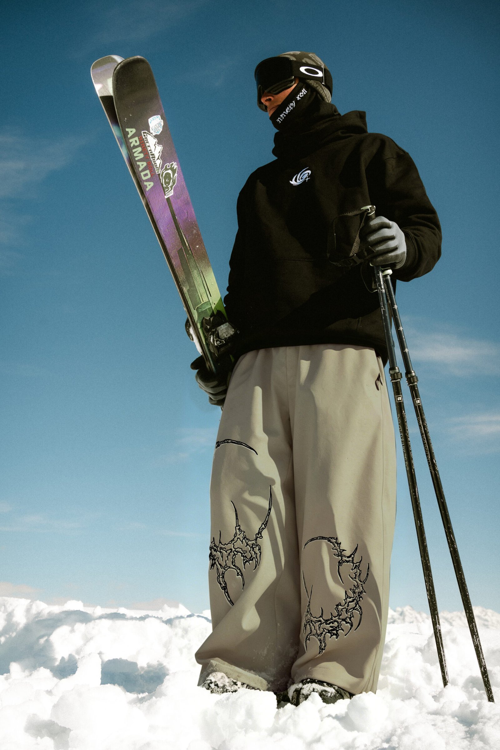 DOWNTOWN EMBROIDERY 30K SNOW PANTS | TAN BEIGE - Image 16
