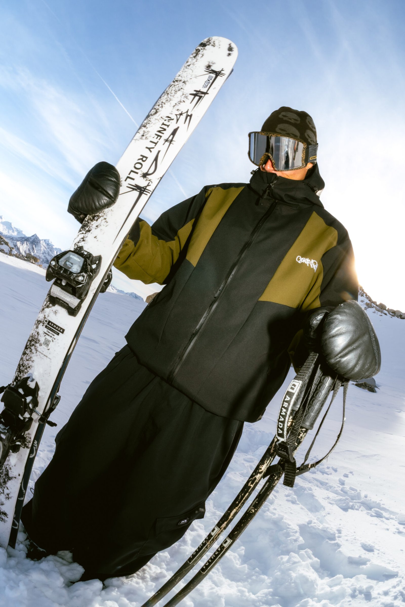 TWIN LINE 30K SNOW JACKET | BLACK GREEN - Image 16