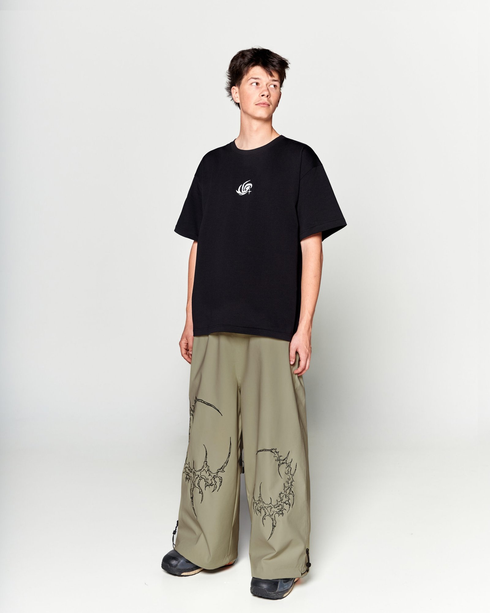 DOWNTOWN EMBROIDERY 30K SNOW PANTS | TAN BEIGE - Image 4