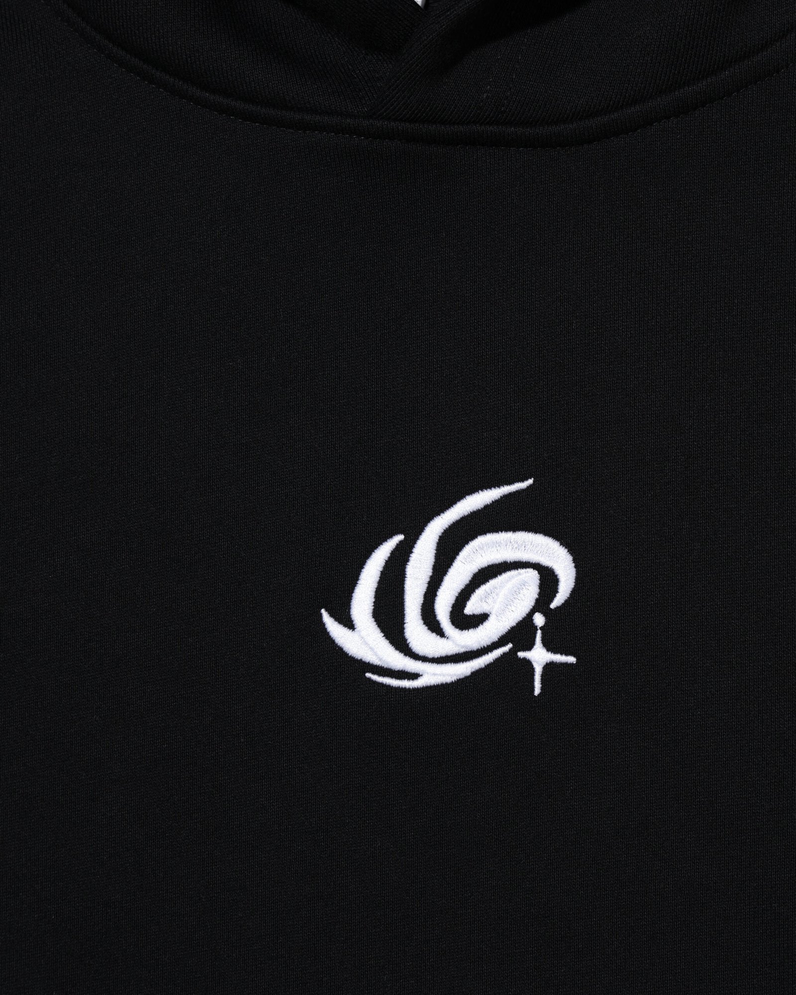 COTTON COLDLINE HOODIE – BLACK - Image 10