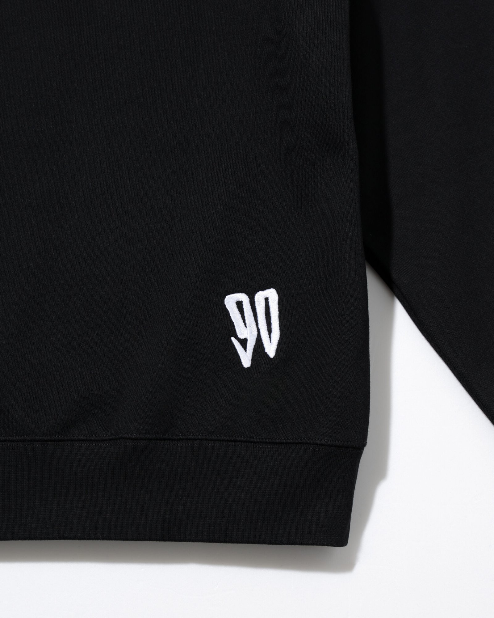 COTTON COLDLINE HOODIE – BLACK - Image 11