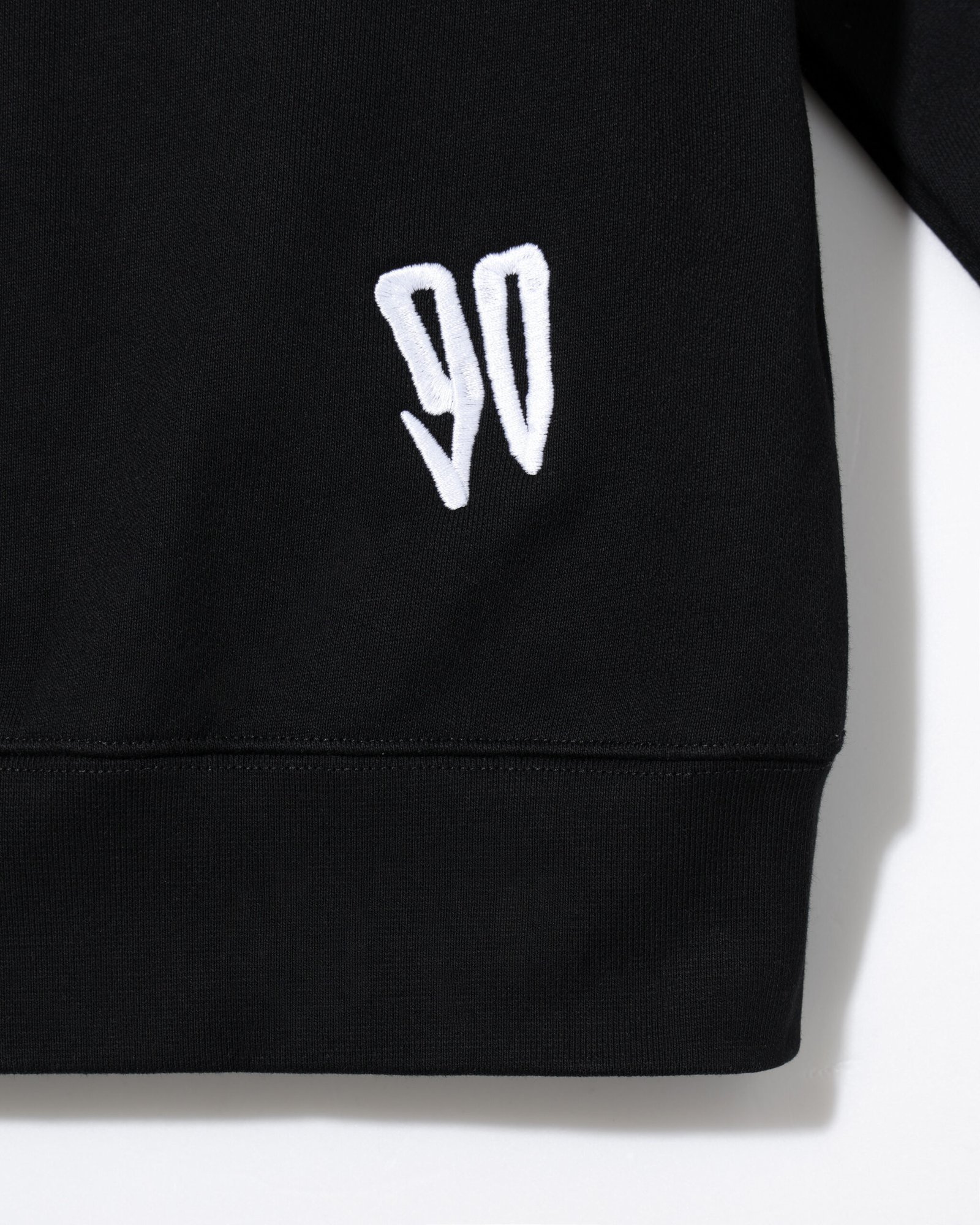 COTTON COLDLINE HOODIE – BLACK - Image 12