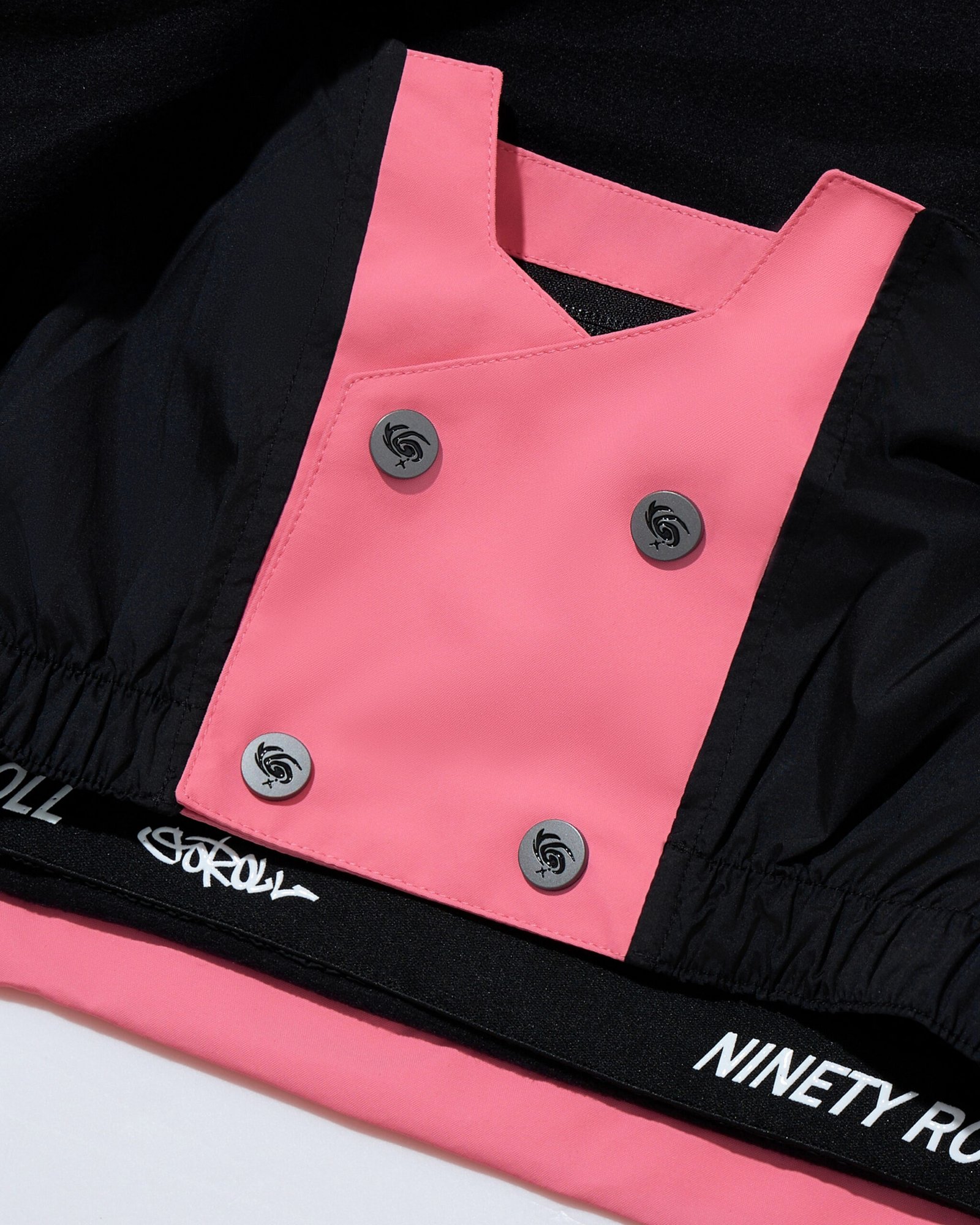 TWIN LINE 30K SNOW JACKET | PINK BLACK - Image 11