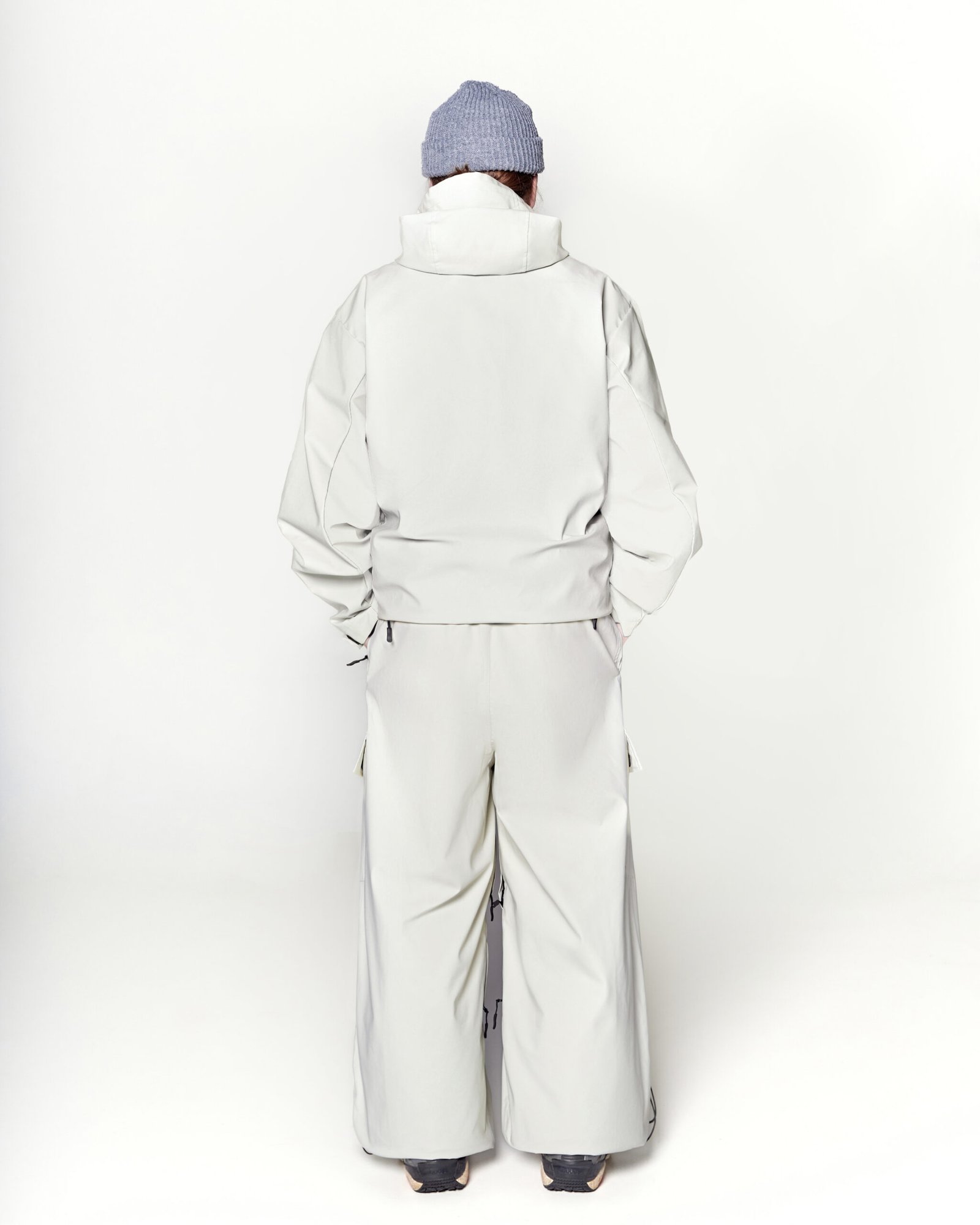 TWIN LINE 30K SNOW JACKET | STONE WHITE - Image 4